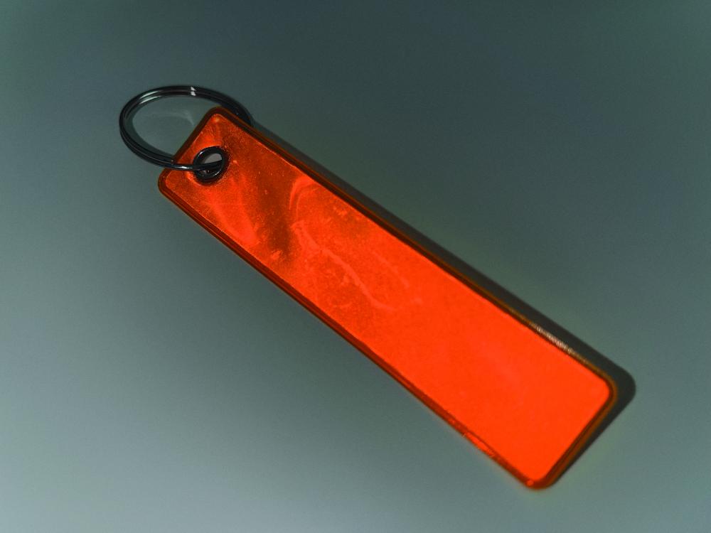 Llavero reflectante de PVC