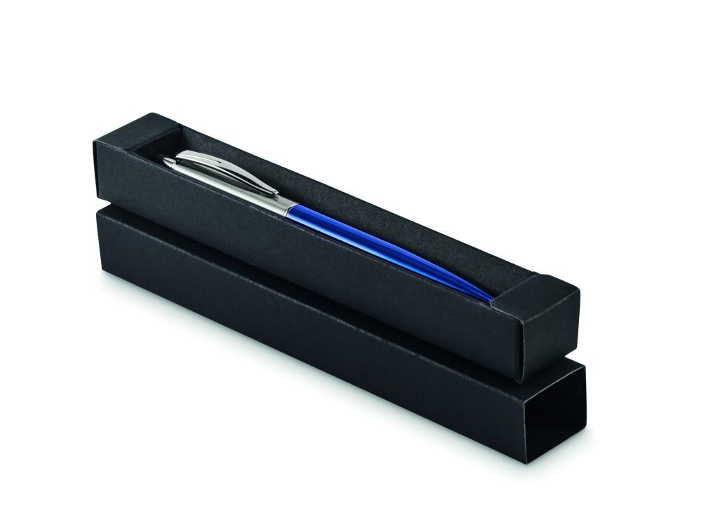 Bolígrafo con pulsador en caja
