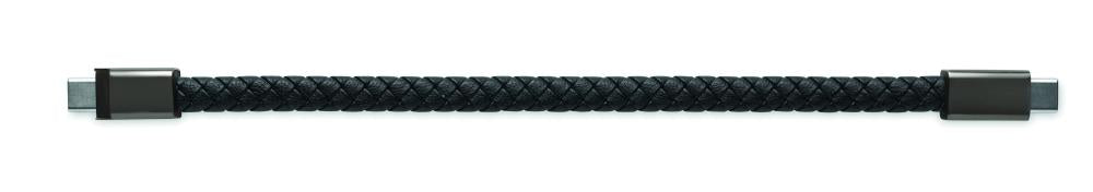 Pulsera cable trenzado tipo-C