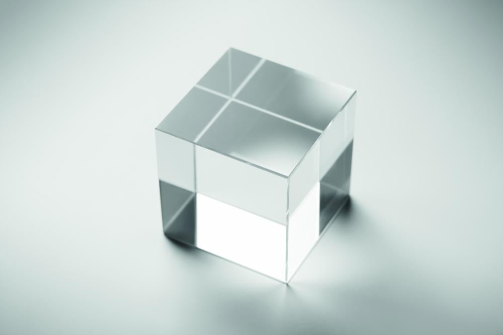 Premio cubo de cristal
