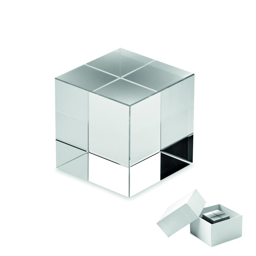 Premio cubo de cristal