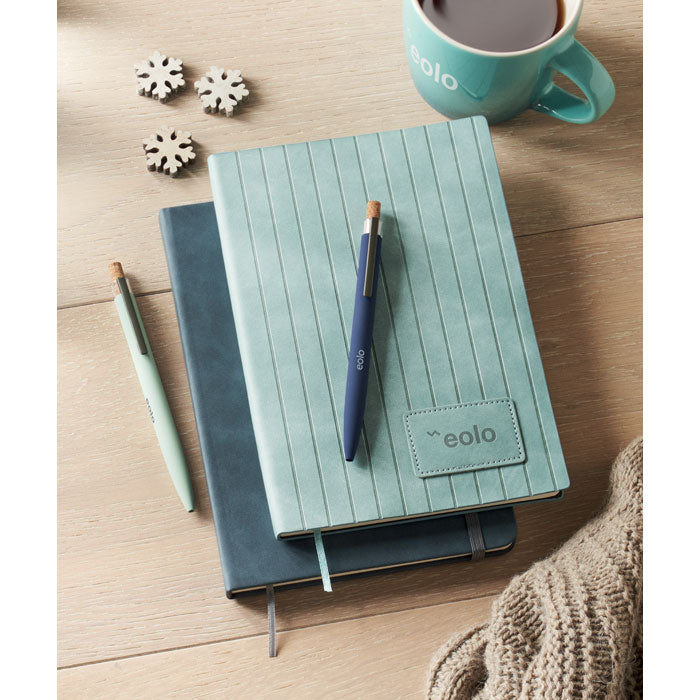 Cuaderno A5 en PU ahumado