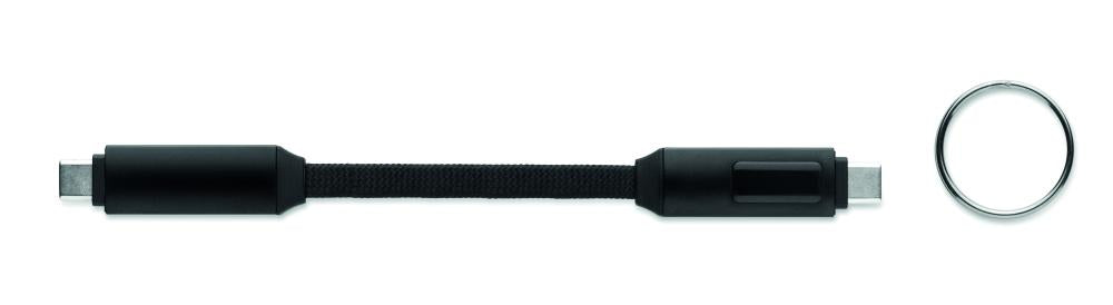 Llavero con cable de carga