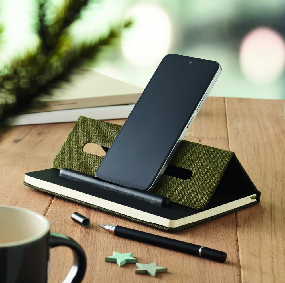 Libreta A5 con soporte