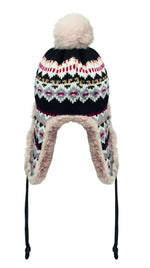 Gorro de punto con orejeras