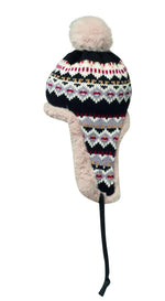 Gorro de punto con orejeras