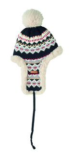 Gorro de punto con orejeras