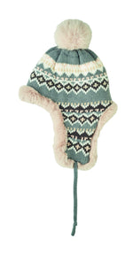 Gorro de punto con orejeras