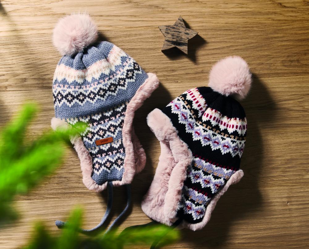 Gorro de punto con orejeras