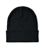 Gorro de punto con puño