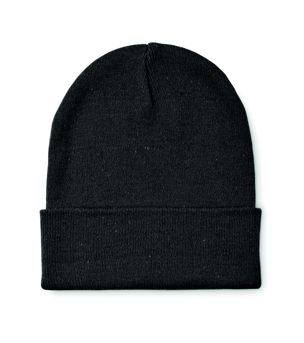Gorro de punto con puño