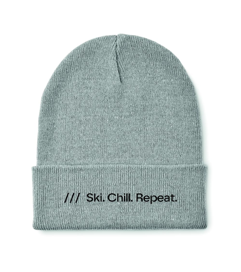 Gorro de punto con puño