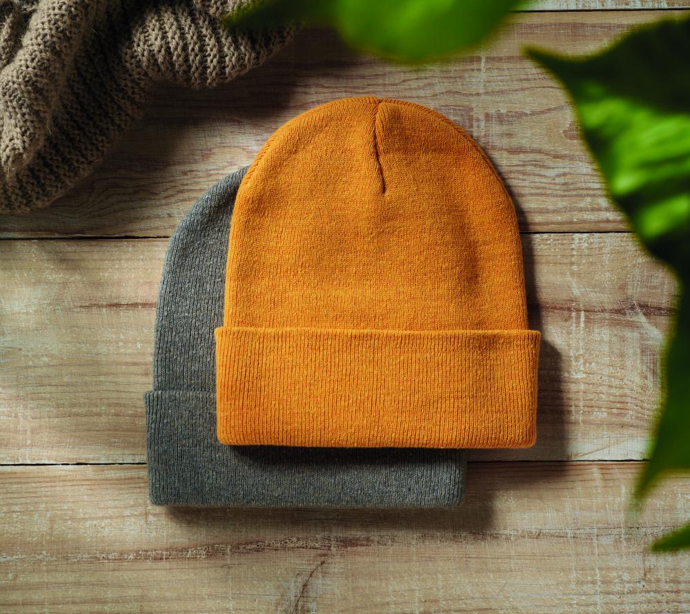 Gorro de punto con puño