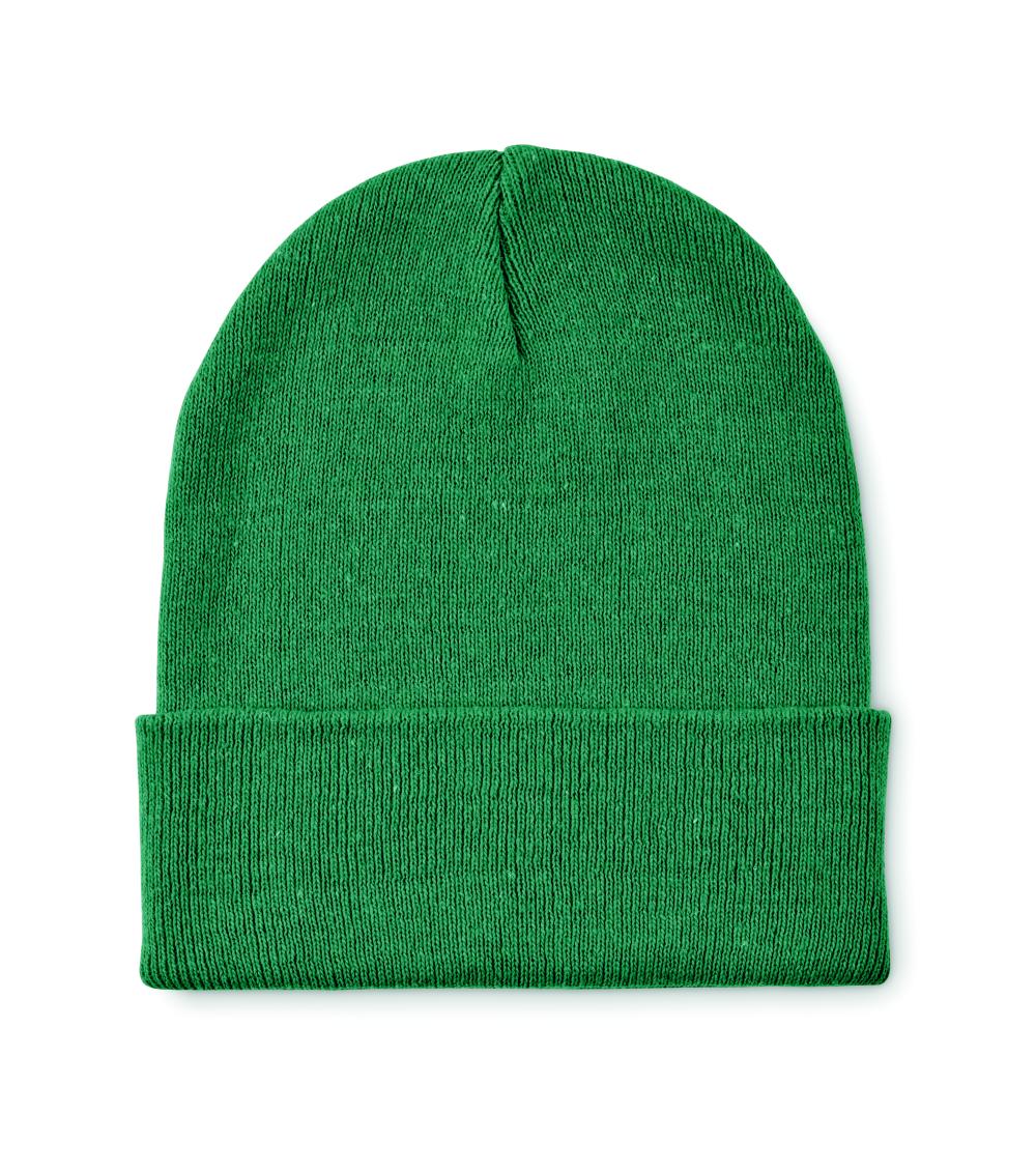 Gorro de punto con puño