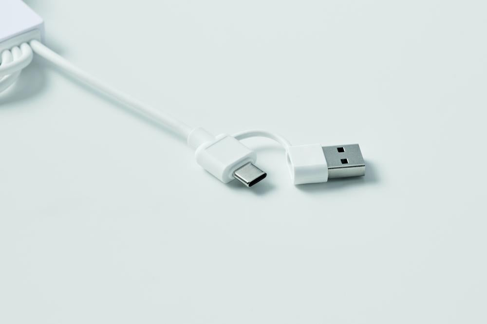 cable de carga 2 en 1 tipo C