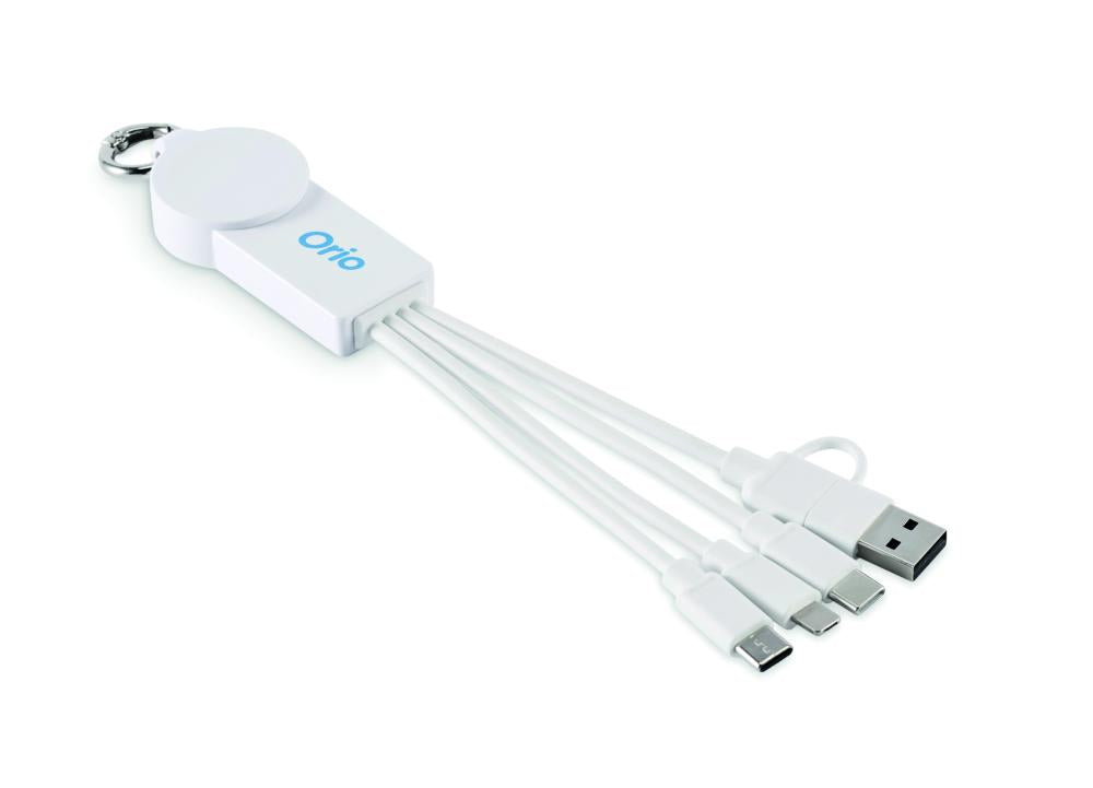 cable de carga 2 en 1 tipo C