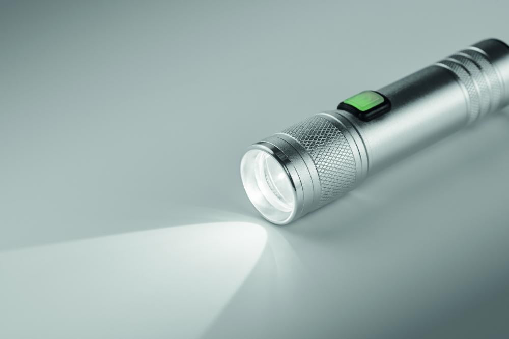 Linterna luz COB recargable