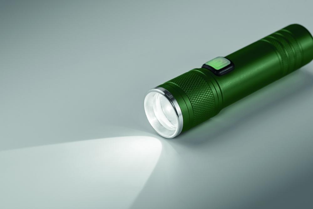 Linterna luz COB recargable