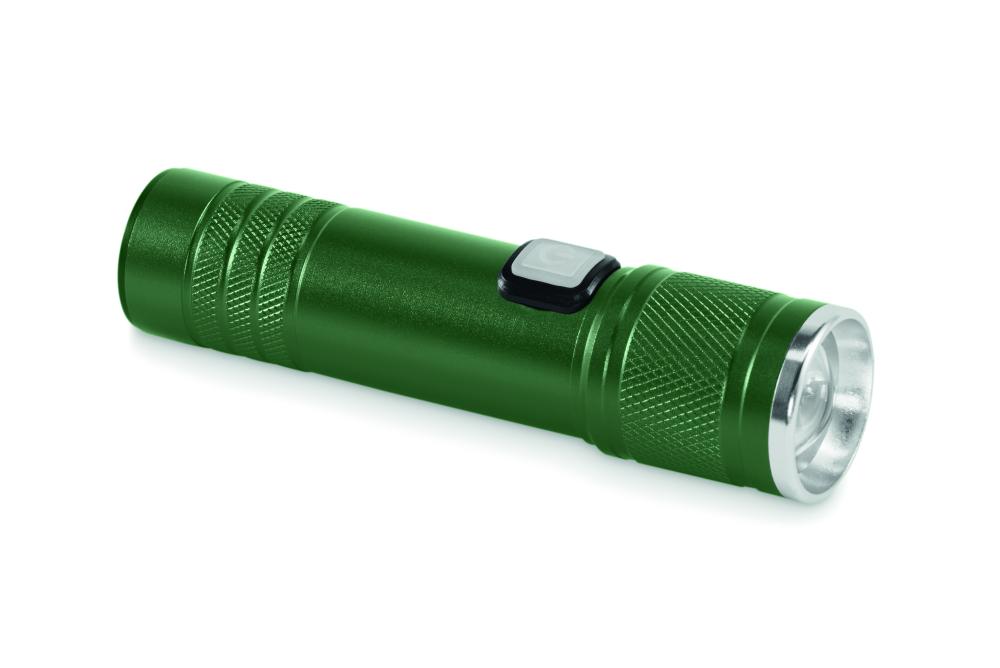 Linterna luz COB recargable
