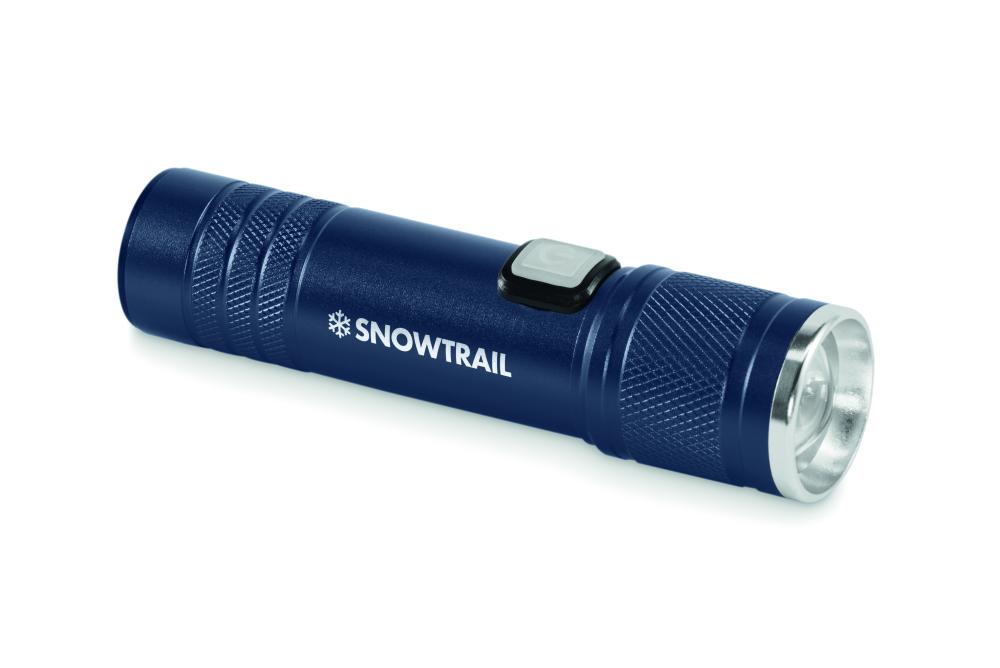 Linterna luz COB recargable