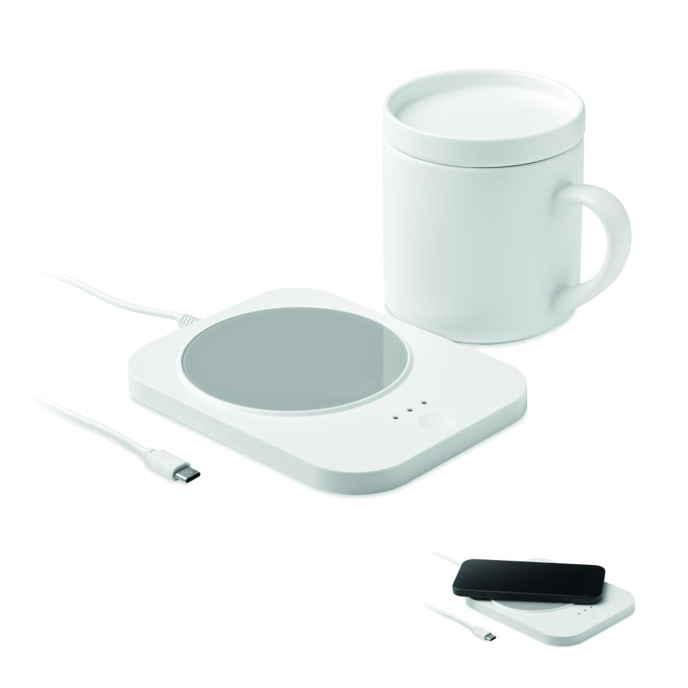 Set calentador de tazas