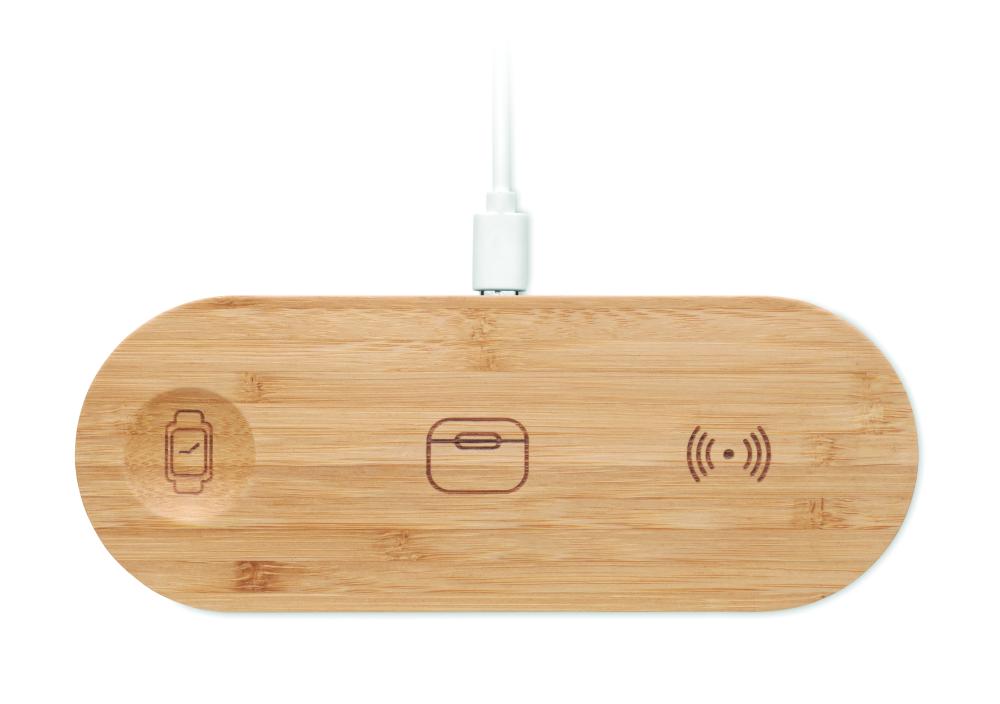 Cargador 3 en 1 de 15 W