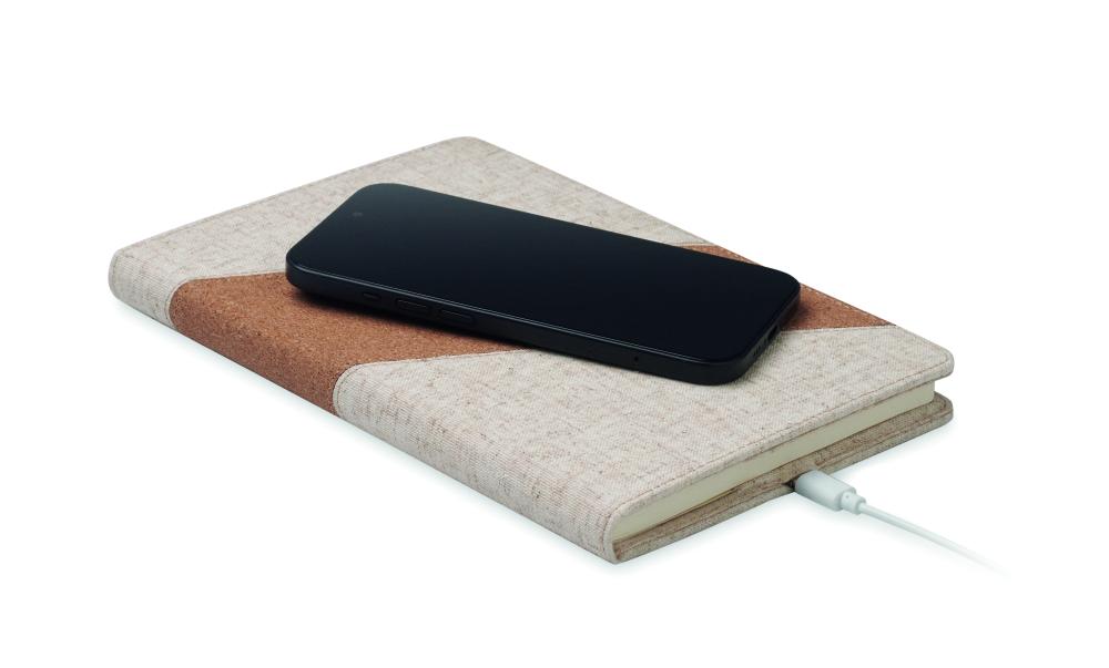 Cuaderno A5 con cargador 15W