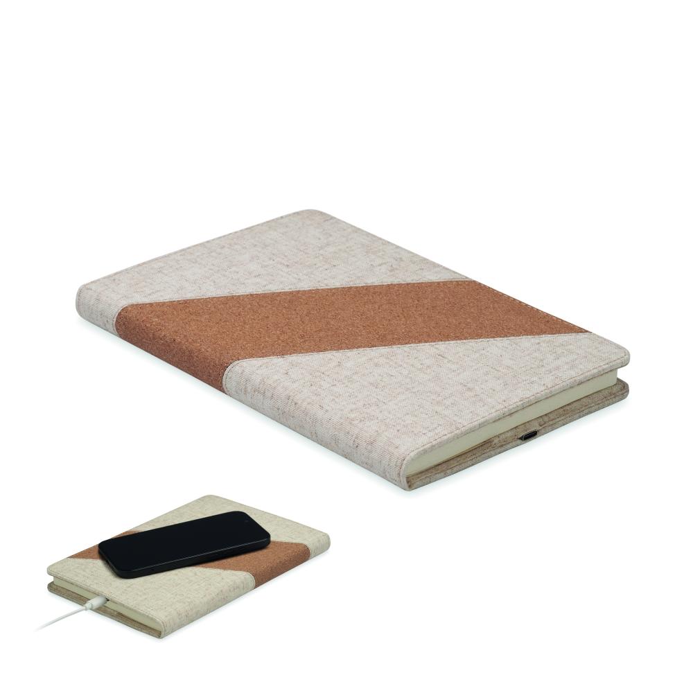 Cuaderno A5 con cargador 15W