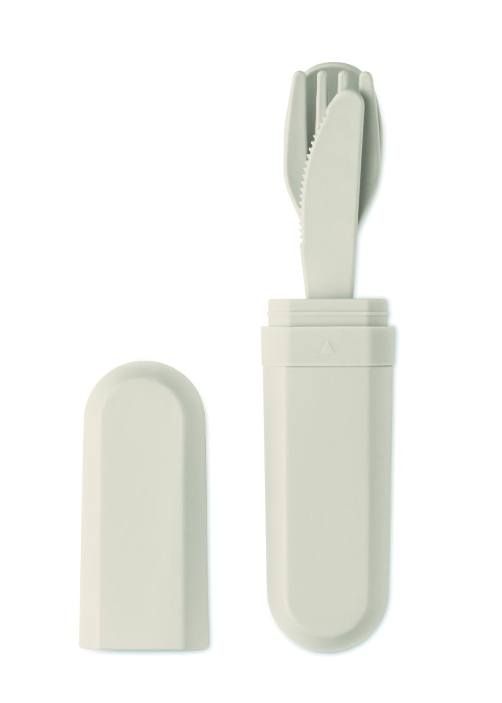 Set de cubiertos y funda PLA