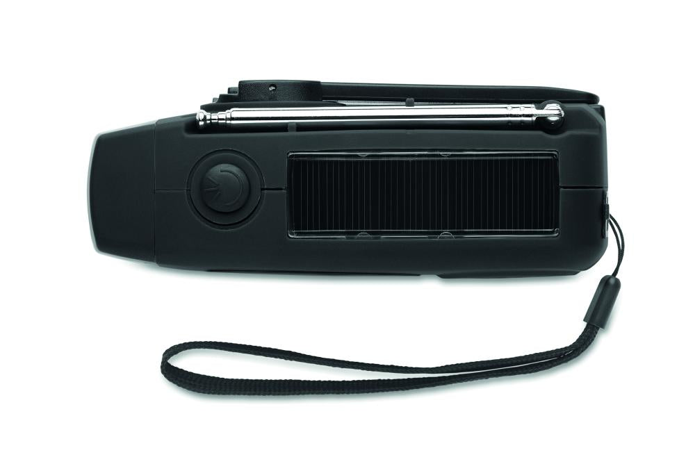Radio portátil linterna LED
