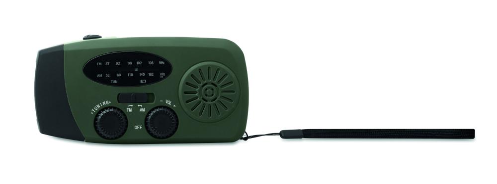 Radio portátil linterna LED