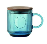 Taza de vidrio acanalado 300ml