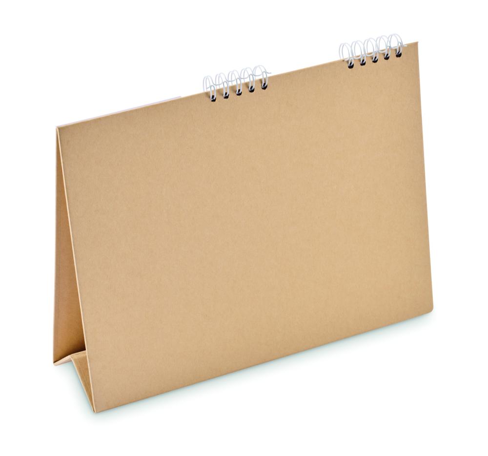 Calendario con bloc de notas