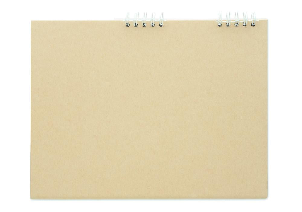 Calendario con bloc de notas