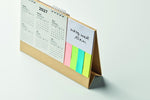 Calendario con bloc de notas