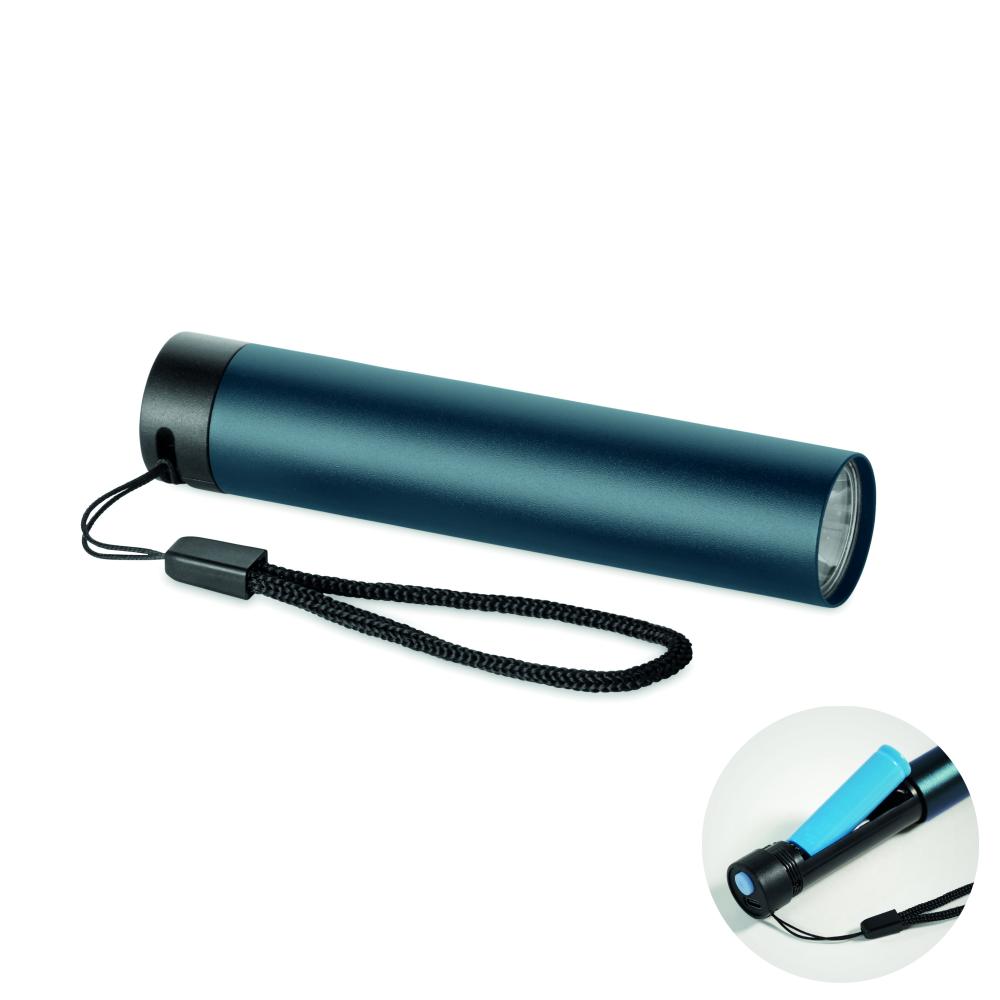 Linterna recargable aluminio