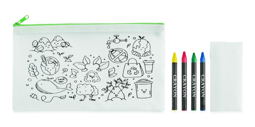 Estuche infantil con 4 lápices