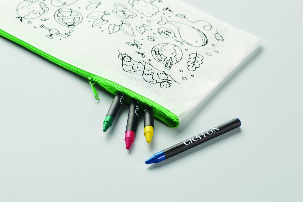 Estuche infantil con 4 lápices