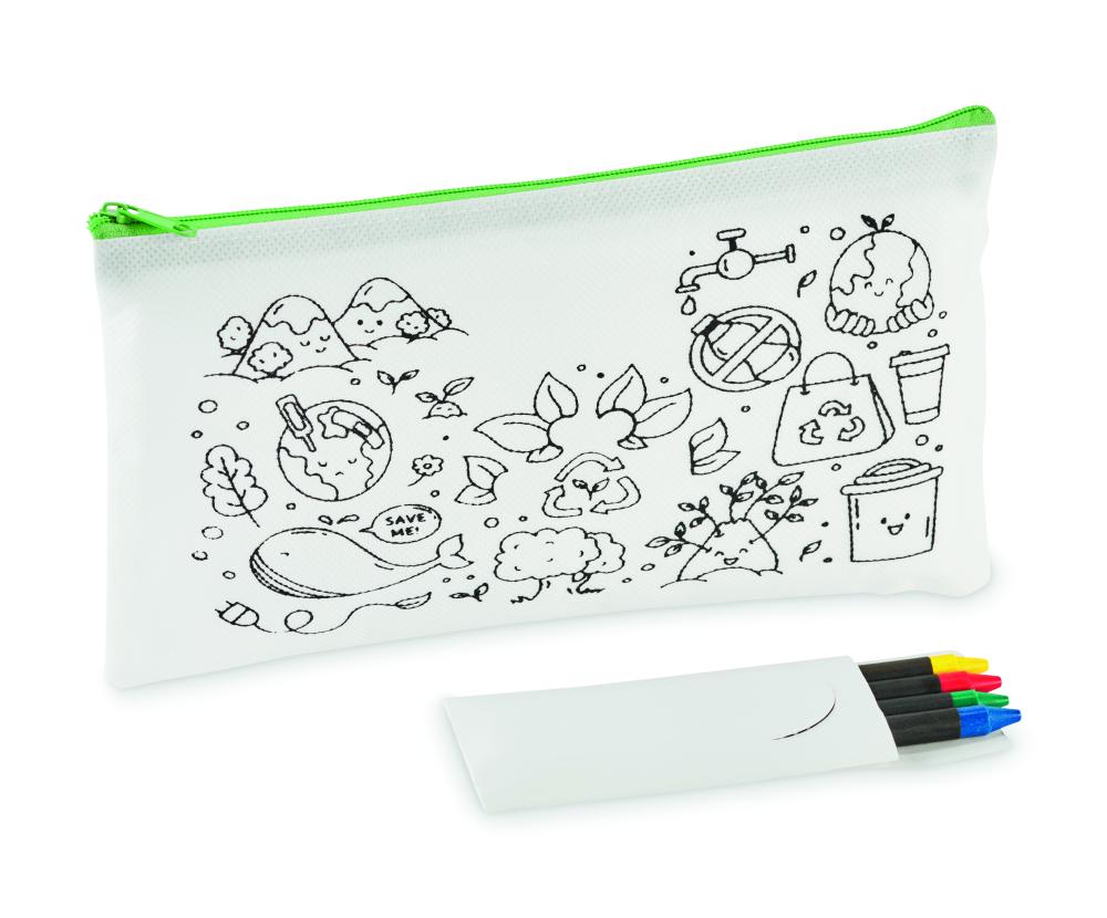 Estuche infantil con 4 lápices