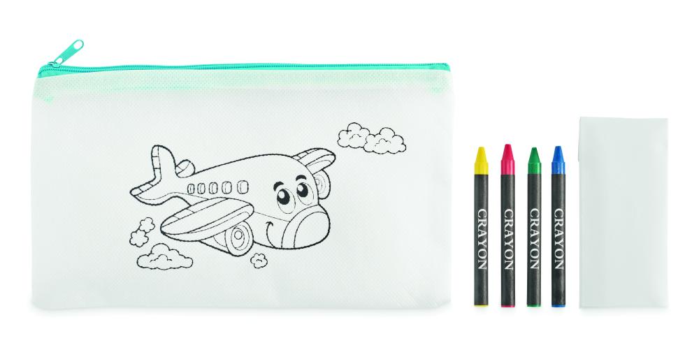 Estuche infantil con 4 lápices