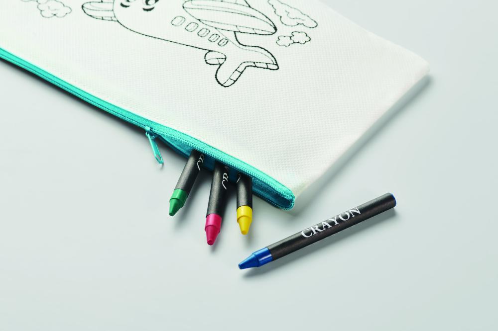 Estuche infantil con 4 lápices