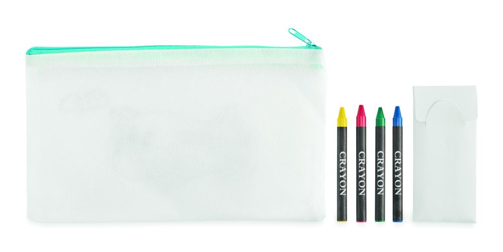 Estuche infantil con 4 lápices
