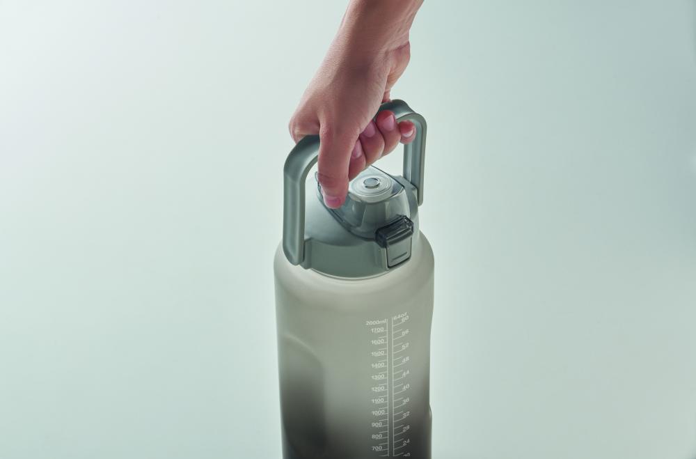 Botella de agua RPET 2000ml