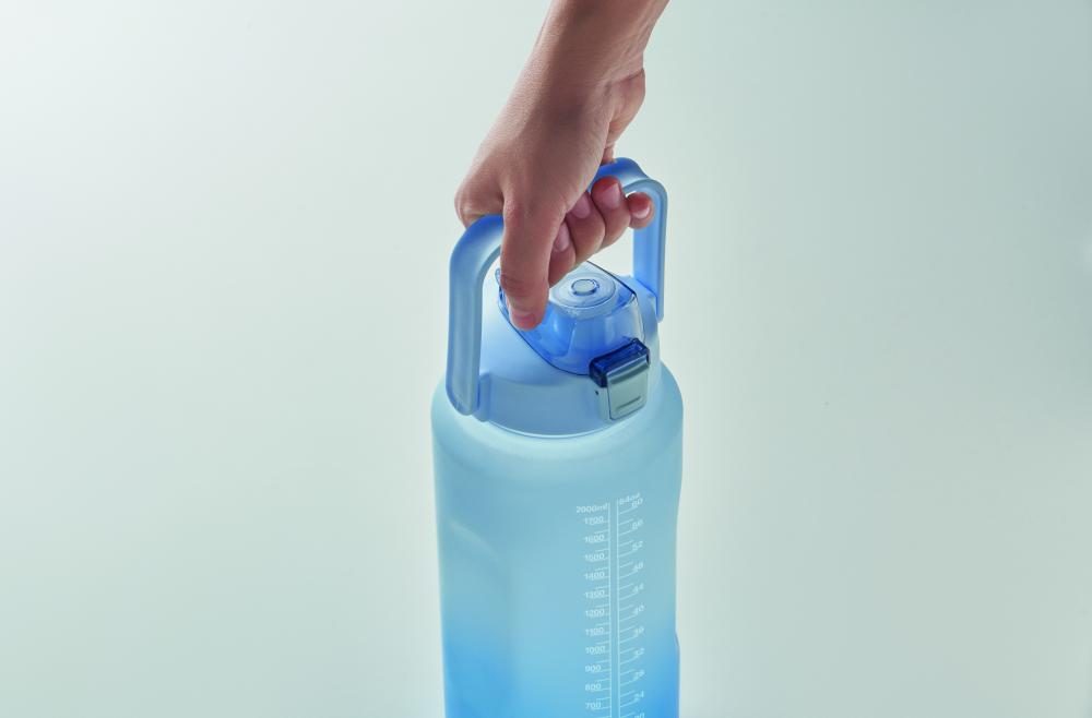 Botella de agua RPET 2000ml