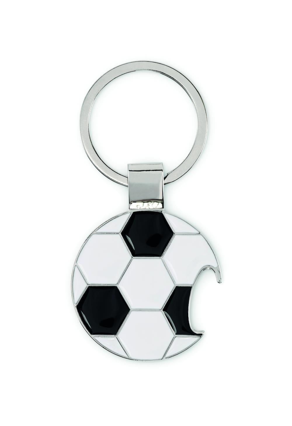 Llavero de fútbol con abridor