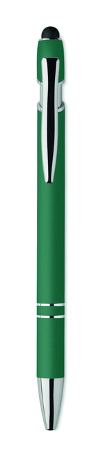 Bolígrafo de aluminio gomoso