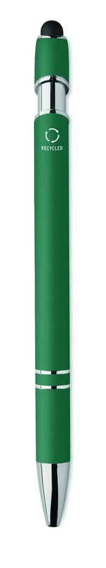 Bolígrafo de aluminio gomoso