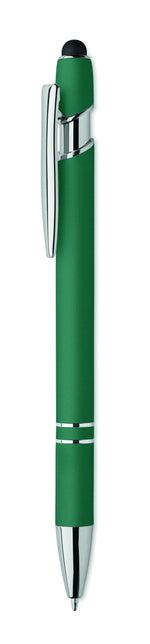 Bolígrafo de aluminio gomoso