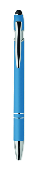 Bolígrafo de aluminio gomoso