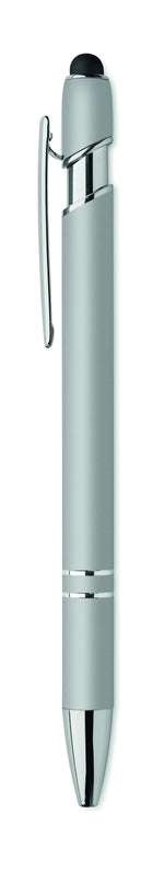 Bolígrafo de aluminio gomoso